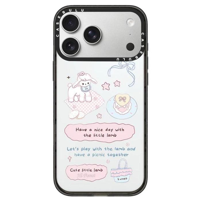 Funda de acrílico transparente para teléfono con botón de control de cámara y patrón de la serie Hi Forest, For iPhone 17 Pro Max, For iPhone 17 Pro, For iPhone 17