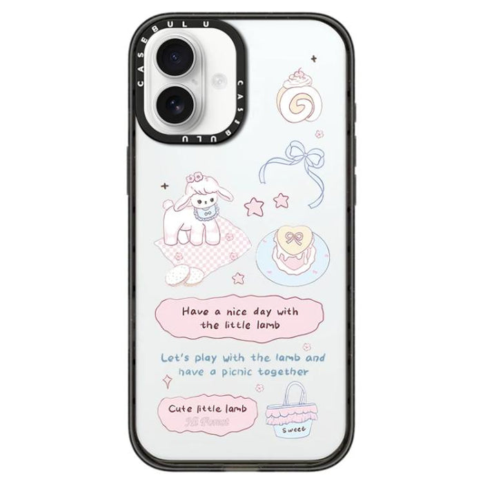 Funda de acrílico transparente para teléfono con botón de control de cámara y patrón de la serie Hi Forest, For iPhone 17 Pro Max, For iPhone 17 Pro, For iPhone 17