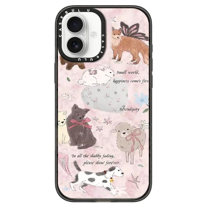Funda de acrílico transparente para teléfono con botón de control de cámara y patrón de la serie Hi Forest, For iPhone 17 Pro Max, For iPhone 17 Pro, For iPhone 17