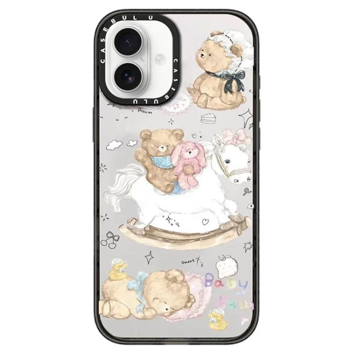 Funda de acrílico transparente para teléfono con botón de control de cámara y patrón de la serie Hi Forest, For iPhone 17 Pro Max, For iPhone 17 Pro, For iPhone 17