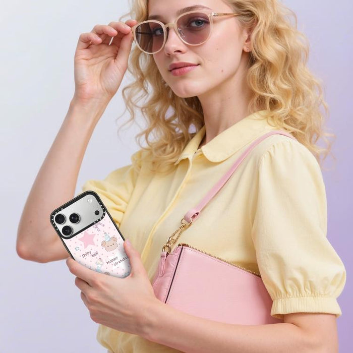 Funda de acrílico transparente para teléfono con botón de control de cámara y patrón de la serie Hi Forest, For iPhone 17 Pro Max, For iPhone 17 Pro, For iPhone 17
