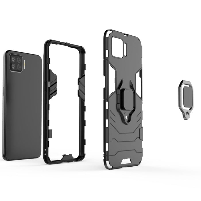 Estuche protector de PC + TPU a prueba de golpes con soporte de anillo magnético, For OPPO F17, For OPPO Realme 7i, For Xiaomi Mi 10T Lite 5G, For Xiaomi Mi 10T Pro 5G