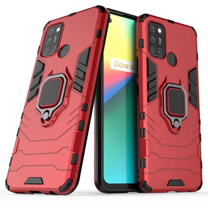 Estuche protector de PC + TPU a prueba de golpes con soporte de anillo magnético, For OPPO F17, For OPPO Realme 7i, For Xiaomi Mi 10T Lite 5G, For Xiaomi Mi 10T Pro 5G
