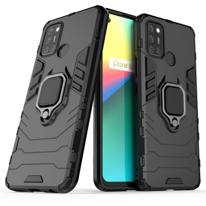 Estuche protector de PC + TPU a prueba de golpes con soporte de anillo magnético, For OPPO F17, For OPPO Realme 7i, For Xiaomi Mi 10T Lite 5G, For Xiaomi Mi 10T Pro 5G