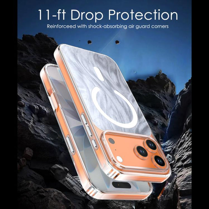 Funda magnética para teléfono con diseño de cola de zorro cristalino, For iPhone 17 Pro Max, For iPhone 17 Pro