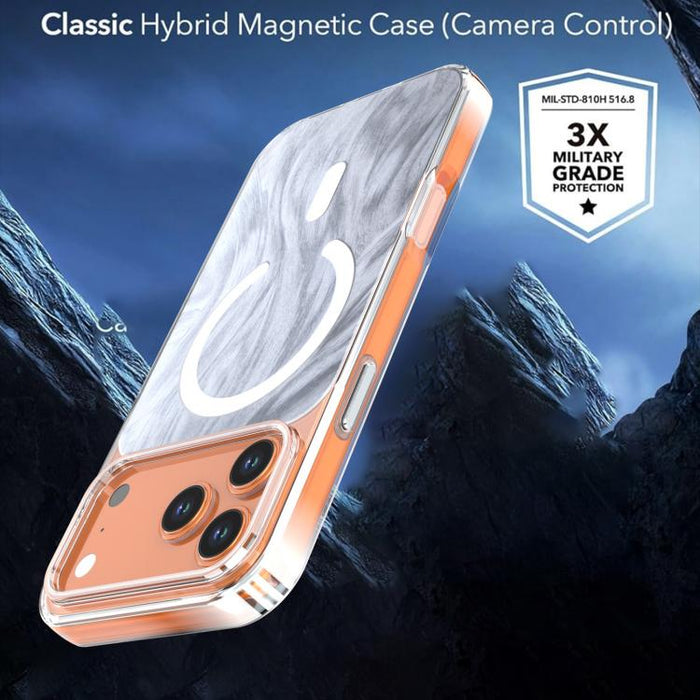 Funda magnética para teléfono con diseño de cola de zorro cristalino, For iPhone 17 Pro Max, For iPhone 17 Pro
