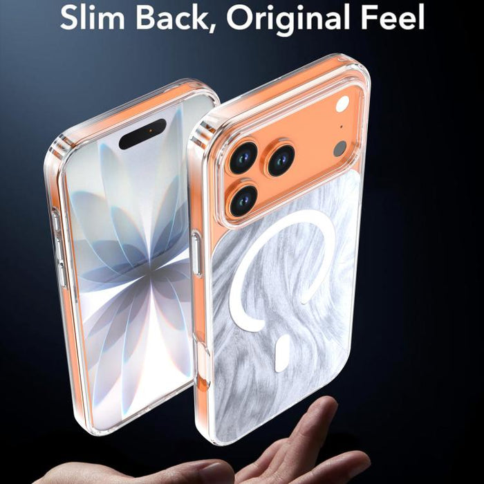 Funda magnética para teléfono con diseño de cola de zorro cristalino, For iPhone 17 Pro Max, For iPhone 17 Pro