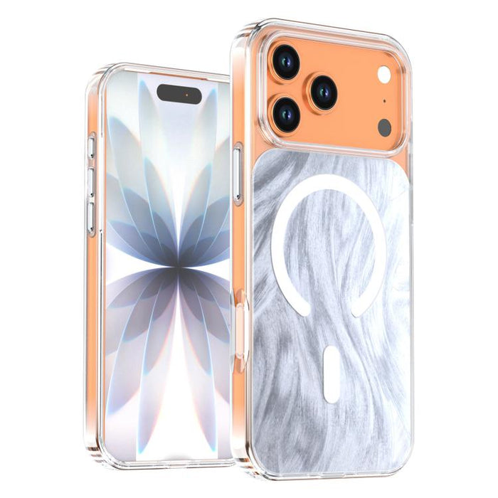 Funda magnética para teléfono con diseño de cola de zorro cristalino, For iPhone 17 Pro Max, For iPhone 17 Pro