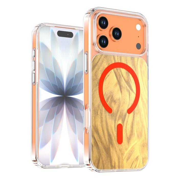 Funda magnética para teléfono con diseño de cola de zorro cristalino, For iPhone 17 Pro Max, For iPhone 17 Pro
