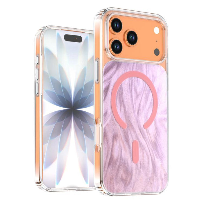 Funda magnética para teléfono con diseño de cola de zorro cristalino, For iPhone 17 Pro Max, For iPhone 17 Pro