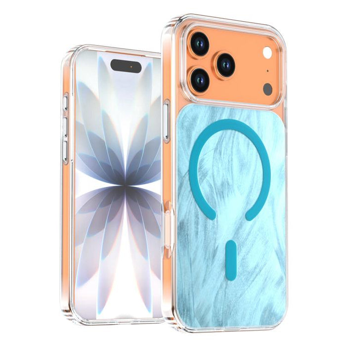 Funda magnética para teléfono con diseño de cola de zorro cristalino, For iPhone 17 Pro Max, For iPhone 17 Pro
