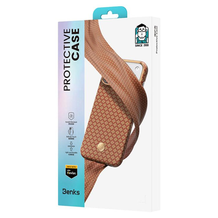 Funda magnética para teléfono Benks Color Shield C1 Classic de Kevlar, For iPhone 17 Pro Max, For iPhone 17 Pro