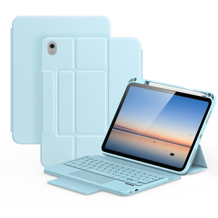 Funda para tablet de cuero vegano con teclado inalámbrico magnético DUX DUCIS Serie YK, For iPad Air 11 2026 / 2025 / 2024, For iPad Pro 11 2025 / 2024, For iPad 2025 / 2022