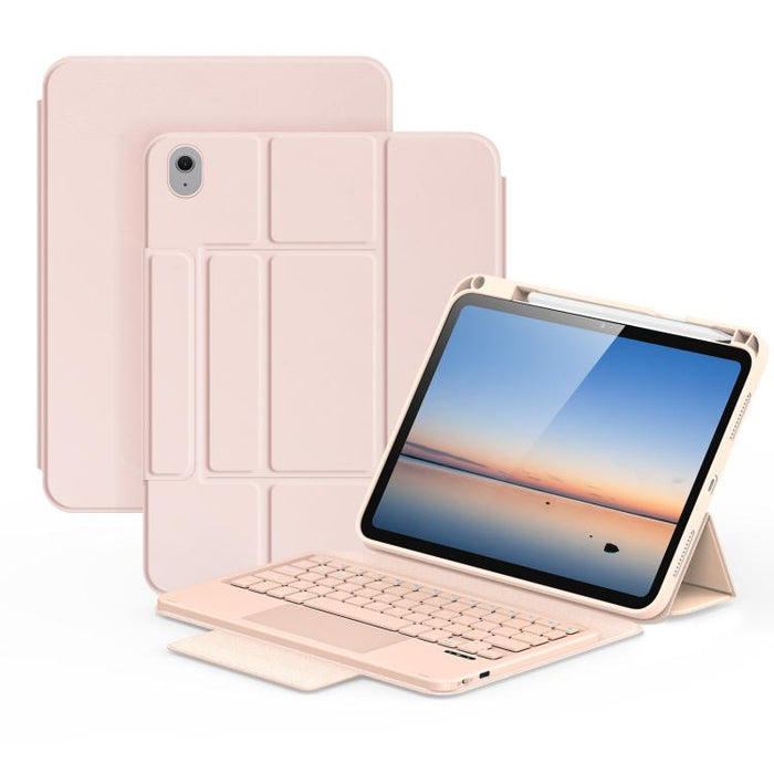 Funda para tablet de cuero vegano con teclado inalámbrico magnético DUX DUCIS Serie YK, For iPad Air 11 2026 / 2025 / 2024, For iPad Pro 11 2025 / 2024, For iPad 2025 / 2022