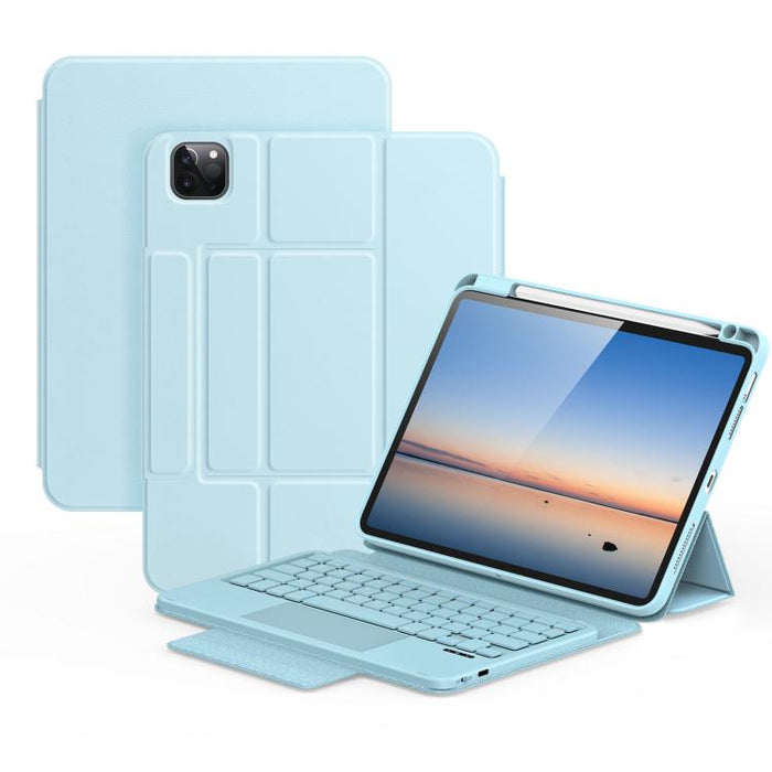 Funda para tablet de cuero vegano con teclado inalámbrico magnético DUX DUCIS Serie YK, For iPad Air 11 2026 / 2025 / 2024, For iPad Pro 11 2025 / 2024, For iPad 2025 / 2022