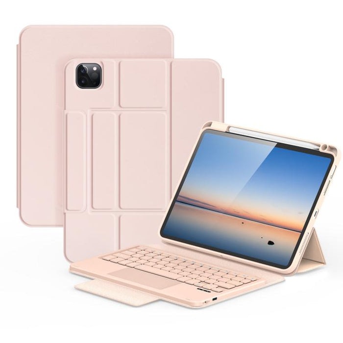 Funda para tablet de cuero vegano con teclado inalámbrico magnético DUX DUCIS Serie YK, For iPad Air 11 2026 / 2025 / 2024, For iPad Pro 11 2025 / 2024, For iPad 2025 / 2022