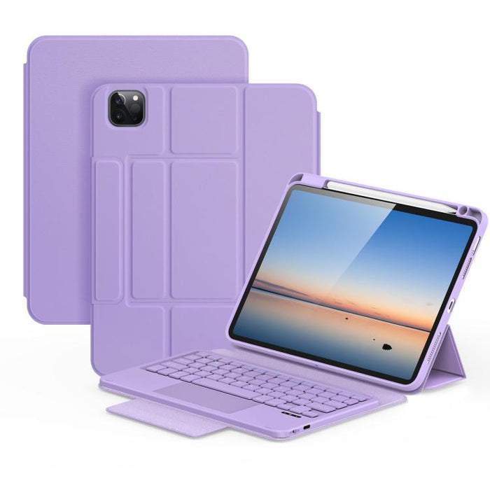 Funda para tablet de cuero vegano con teclado inalámbrico magnético DUX DUCIS Serie YK, For iPad Air 11 2026 / 2025 / 2024, For iPad Pro 11 2025 / 2024, For iPad 2025 / 2022