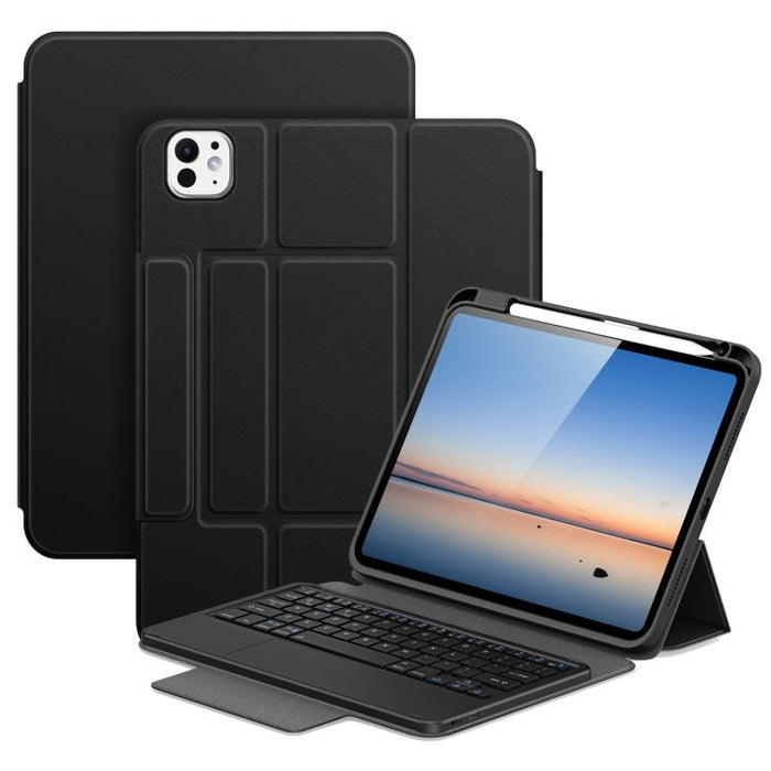 Funda para tablet de cuero vegano con teclado inalámbrico magnético DUX DUCIS Serie YK, For iPad Air 11 2026 / 2025 / 2024, For iPad Pro 11 2025 / 2024, For iPad 2025 / 2022