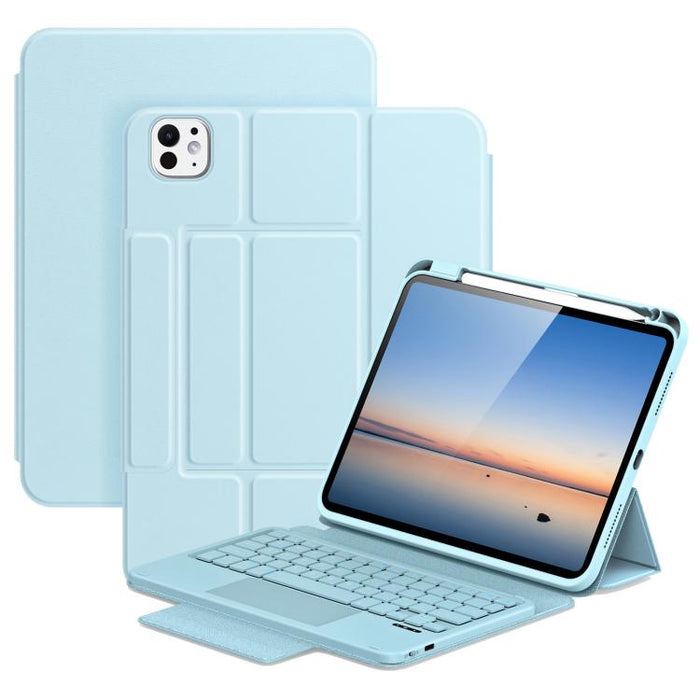 Funda para tablet de cuero vegano con teclado inalámbrico magnético DUX DUCIS Serie YK, For iPad Air 11 2026 / 2025 / 2024, For iPad Pro 11 2025 / 2024, For iPad 2025 / 2022