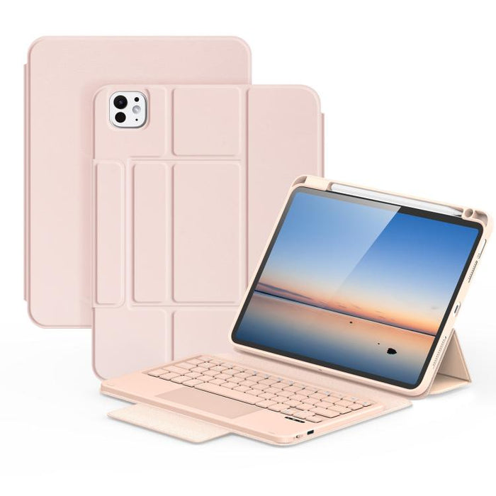 Funda para tablet de cuero vegano con teclado inalámbrico magnético DUX DUCIS Serie YK, For iPad Air 11 2026 / 2025 / 2024, For iPad Pro 11 2025 / 2024, For iPad 2025 / 2022