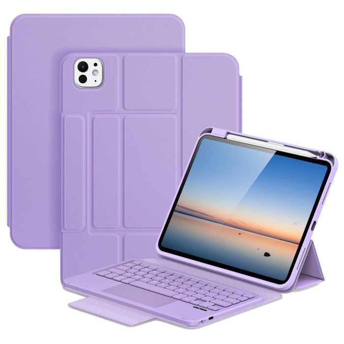 Funda para tablet de cuero vegano con teclado inalámbrico magnético DUX DUCIS Serie YK, For iPad Air 11 2026 / 2025 / 2024, For iPad Pro 11 2025 / 2024, For iPad 2025 / 2022