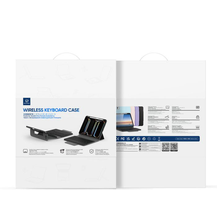Funda para tablet de cuero vegano con teclado inalámbrico magnético DUX DUCIS Serie YK, For iPad Air 11 2026 / 2025 / 2024, For iPad Pro 11 2025 / 2024, For iPad 2025 / 2022