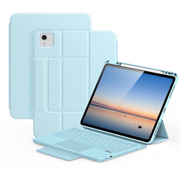 Funda para tablet de cuero vegano con teclado inalámbrico magnético DUX DUCIS Serie YK, For iPad Air 11 2026 / 2025 / 2024, For iPad Pro 11 2025 / 2024, For iPad 2025 / 2022