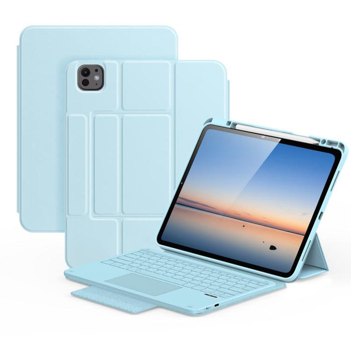 Funda para tablet de cuero vegano con teclado inalámbrico magnético DUX DUCIS Serie YK, For iPad Air 11 2026 / 2025 / 2024, For iPad Pro 11 2025 / 2024, For iPad 2025 / 2022