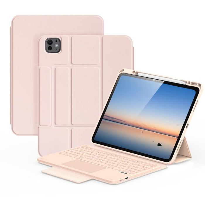Funda para tablet de cuero vegano con teclado inalámbrico magnético DUX DUCIS Serie YK, For iPad Air 11 2026 / 2025 / 2024, For iPad Pro 11 2025 / 2024, For iPad 2025 / 2022