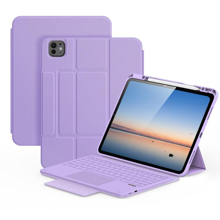 Funda para tablet de cuero vegano con teclado inalámbrico magnético DUX DUCIS Serie YK, For iPad Air 11 2026 / 2025 / 2024, For iPad Pro 11 2025 / 2024, For iPad 2025 / 2022