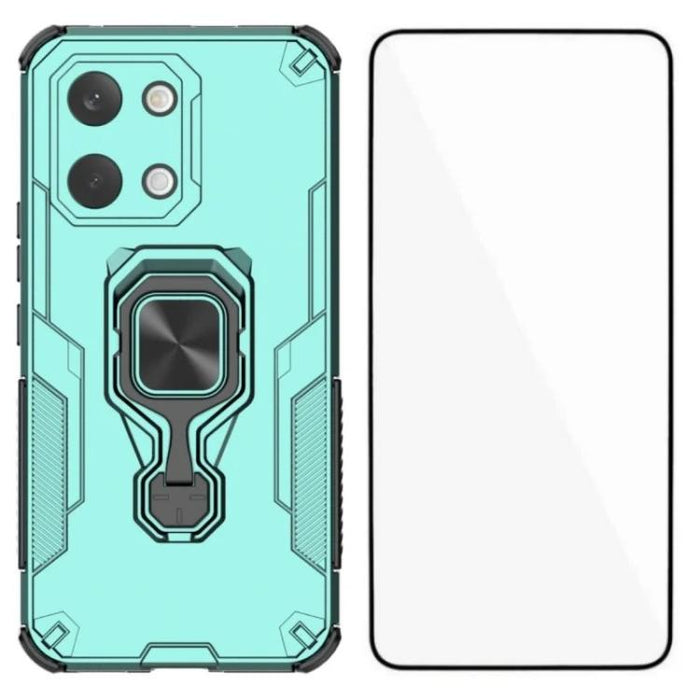 Funda metálica con soporte para teléfono WANLONFENG con protector de pantalla, For Redmi Turbo 5 Max / Poco X8 Pro Max, For Redmi Turbo 5 5G  / Poco X8 Pro 5G, For Redmi Note 15 Pro+ 5G Global 163.3mm, For Redmi Note 15 5G Global / Poco M8 5G          ...