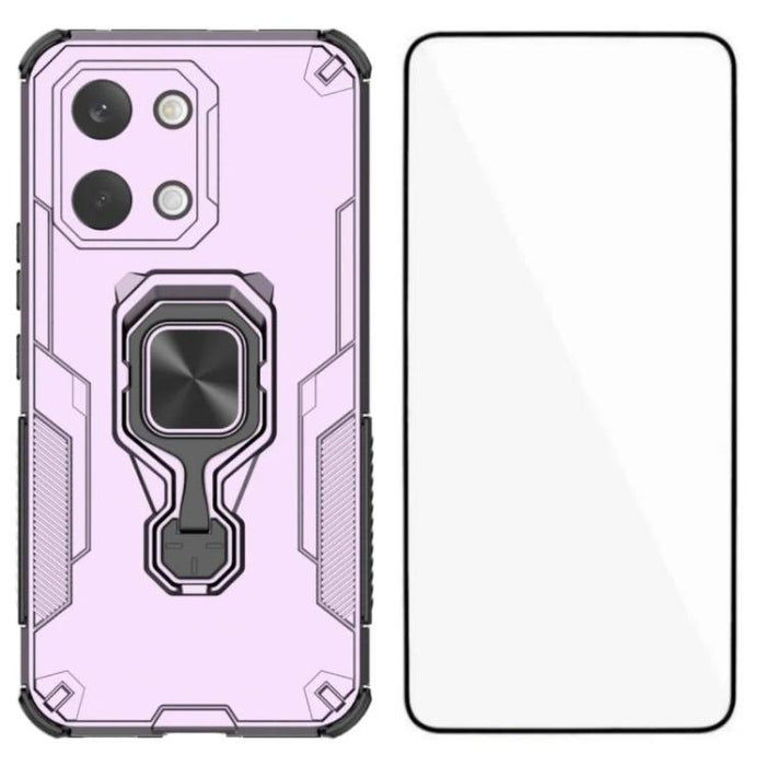 Funda metálica con soporte para teléfono WANLONFENG con protector de pantalla, For Redmi Turbo 5 Max / Poco X8 Pro Max, For Redmi Turbo 5 5G  / Poco X8 Pro 5G, For Redmi Note 15 Pro+ 5G Global 163.3mm, For Redmi Note 15 5G Global / Poco M8 5G          ...