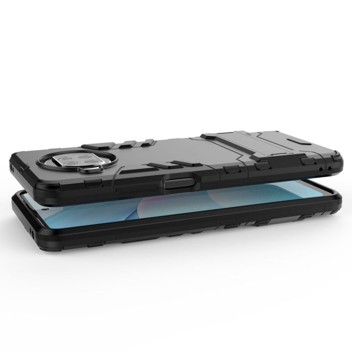 Funda protectora PC + TPU a prueba de golpes con soporte invisible, For Xiaomi Mi 10T Lite 5G