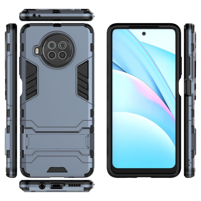 Funda protectora PC + TPU a prueba de golpes con soporte invisible, For Xiaomi Mi 10T Lite 5G