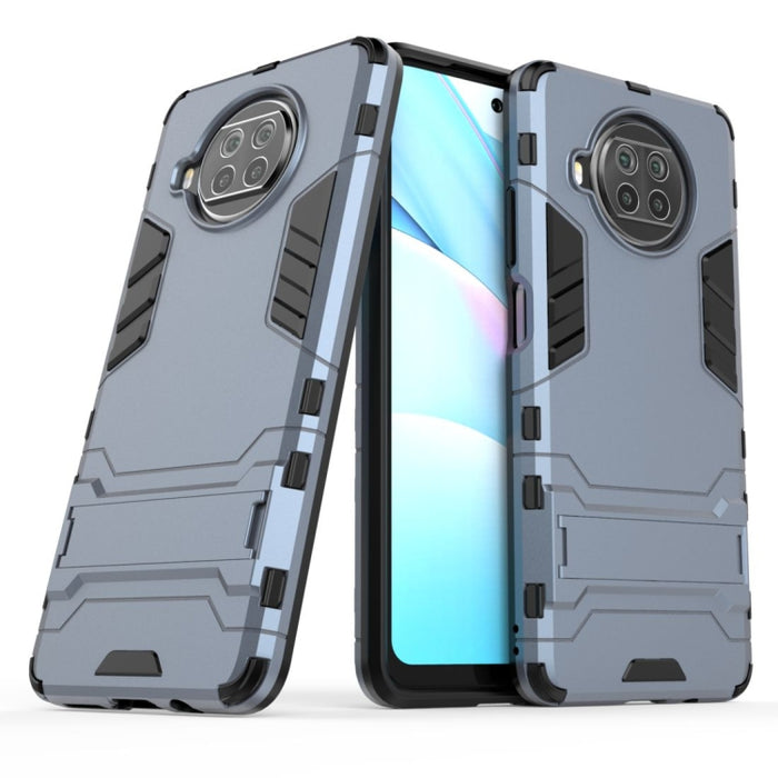 Funda protectora PC + TPU a prueba de golpes con soporte invisible, For Xiaomi Mi 10T Lite 5G