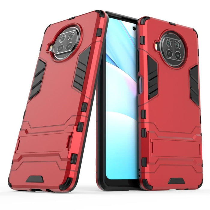 Funda protectora PC + TPU a prueba de golpes con soporte invisible, For Xiaomi Mi 10T Lite 5G