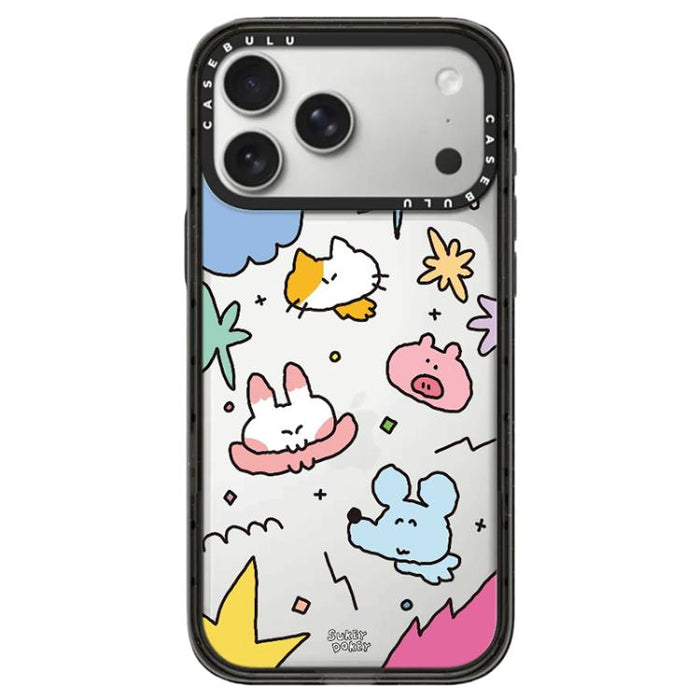 Funda para teléfono de acrílico transparente con botón de control de cámara de la serie Mouse, For iPhone 17 Pro Max, For iPhone 17 Pro, For iPhone 17