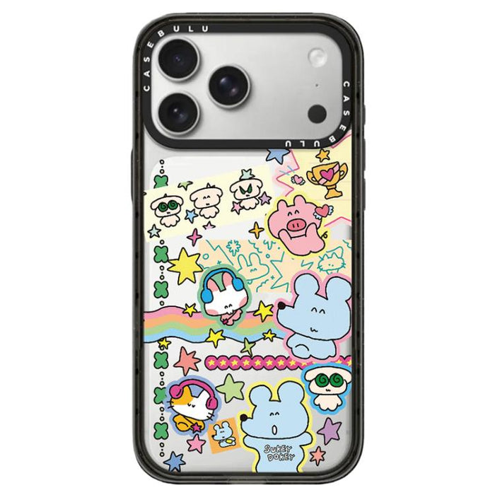 Funda para teléfono de acrílico transparente con botón de control de cámara de la serie Mouse, For iPhone 17 Pro Max, For iPhone 17 Pro, For iPhone 17