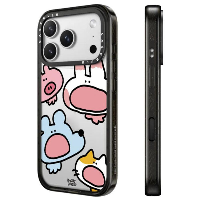 Funda para teléfono de acrílico transparente con botón de control de cámara de la serie Mouse, For iPhone 17 Pro Max, For iPhone 17 Pro, For iPhone 17