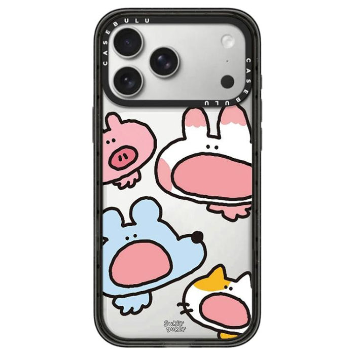 Funda para teléfono de acrílico transparente con botón de control de cámara de la serie Mouse, For iPhone 17 Pro Max, For iPhone 17 Pro, For iPhone 17