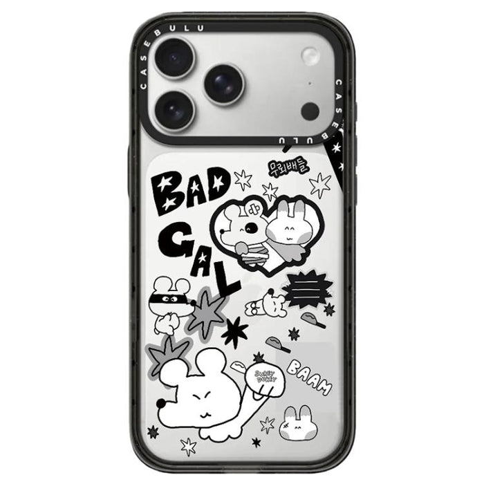 Funda para teléfono de acrílico transparente con botón de control de cámara de la serie Mouse, For iPhone 17 Pro Max, For iPhone 17 Pro, For iPhone 17