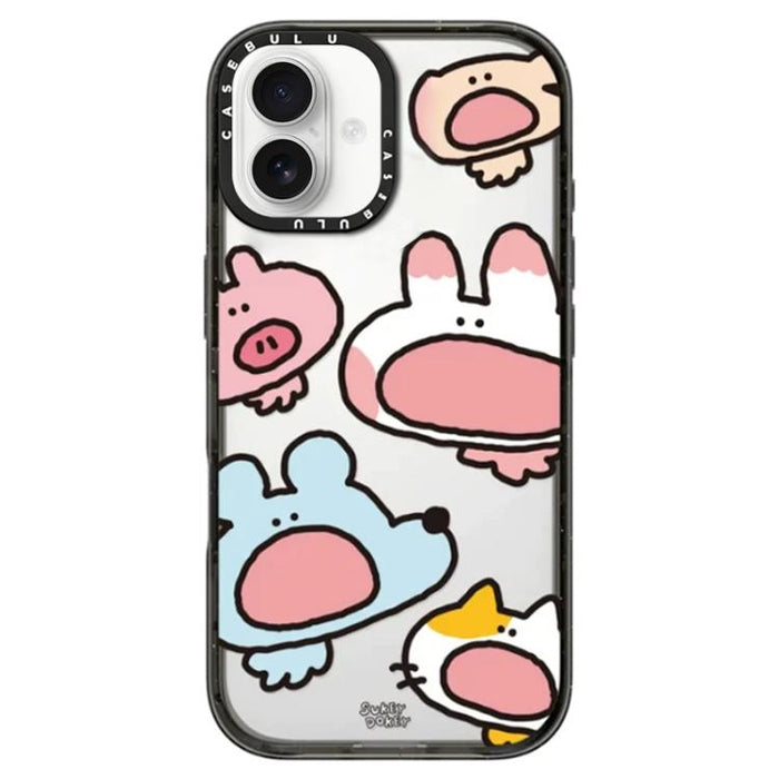 Funda para teléfono de acrílico transparente con botón de control de cámara de la serie Mouse, For iPhone 17 Pro Max, For iPhone 17 Pro, For iPhone 17