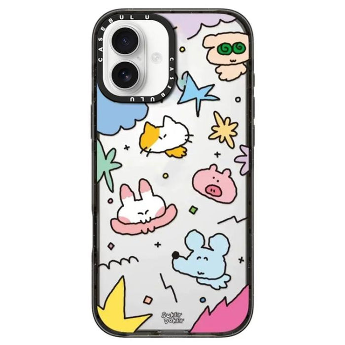 Funda para teléfono de acrílico transparente con botón de control de cámara de la serie Mouse, For iPhone 17 Pro Max, For iPhone 17 Pro, For iPhone 17