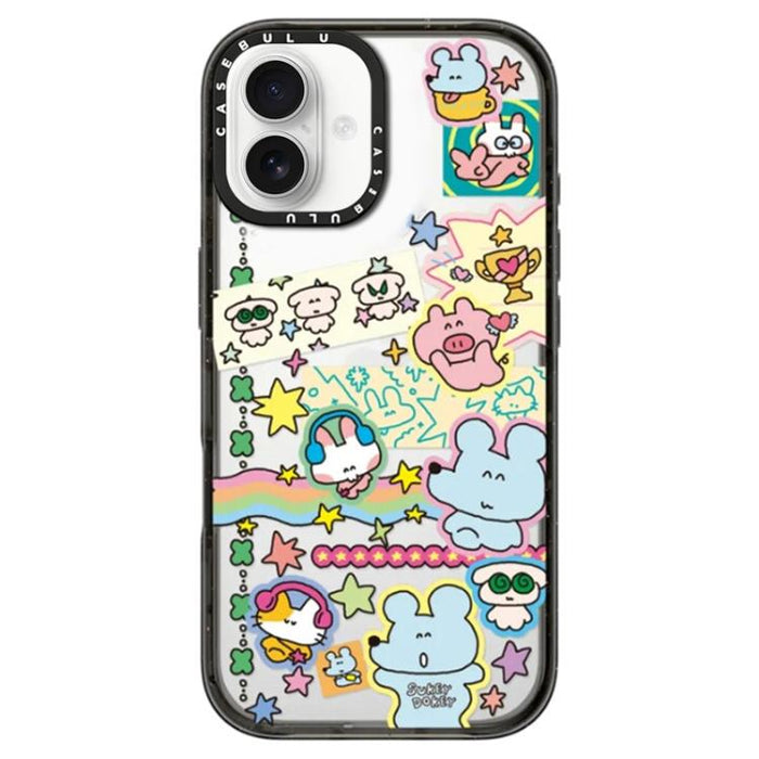 Funda para teléfono de acrílico transparente con botón de control de cámara de la serie Mouse, For iPhone 17 Pro Max, For iPhone 17 Pro, For iPhone 17