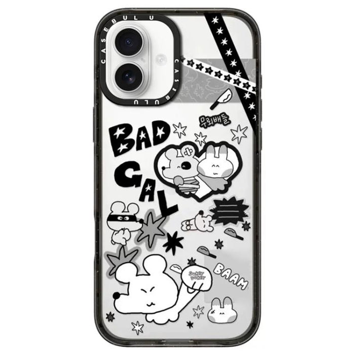 Funda para teléfono de acrílico transparente con botón de control de cámara de la serie Mouse, For iPhone 17 Pro Max, For iPhone 17 Pro, For iPhone 17