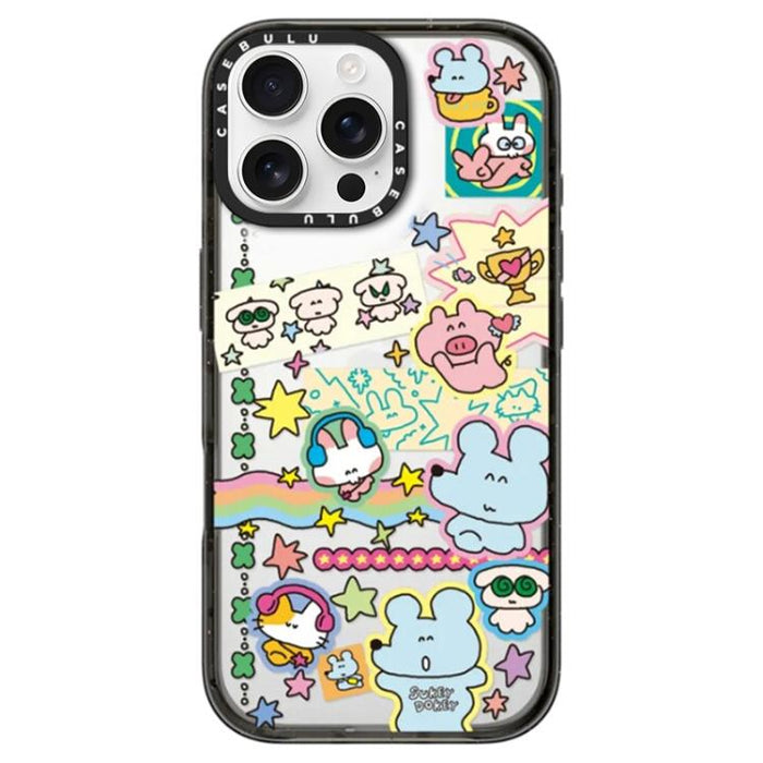 Funda para teléfono de acrílico transparente de la serie Mouse, For iPhone 16 Pro Max, For iPhone 16 Pro, For iPhone 16 Plus, For iPhone 16, For iPhone 15 Pro Max, For iPhone 15 Pro, For iPhone 15 Plus, For iPhone 15