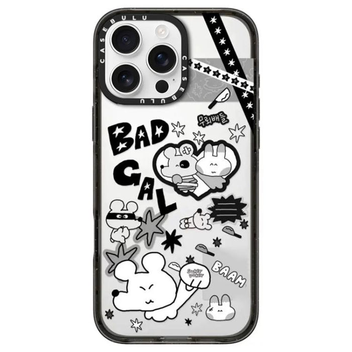 Funda para teléfono de acrílico transparente de la serie Mouse, For iPhone 16 Pro Max, For iPhone 16 Pro, For iPhone 16 Plus, For iPhone 16, For iPhone 15 Pro Max, For iPhone 15 Pro, For iPhone 15 Plus, For iPhone 15