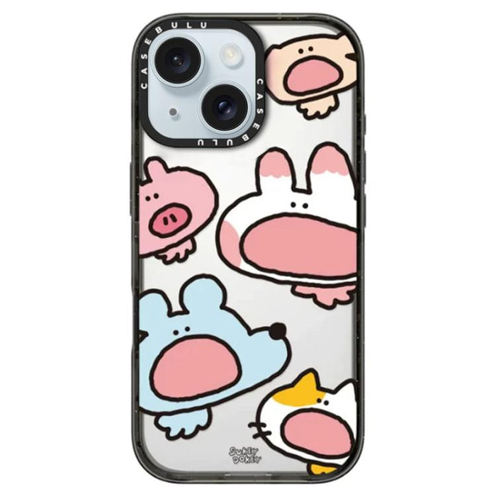 Funda para teléfono de acrílico transparente de la serie Mouse, For iPhone 16 Pro Max, For iPhone 16 Pro, For iPhone 16 Plus, For iPhone 16, For iPhone 15 Pro Max, For iPhone 15 Pro, For iPhone 15 Plus, For iPhone 15