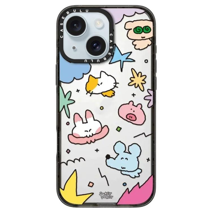 Funda para teléfono de acrílico transparente de la serie Mouse, For iPhone 16 Pro Max, For iPhone 16 Pro, For iPhone 16 Plus, For iPhone 16, For iPhone 15 Pro Max, For iPhone 15 Pro, For iPhone 15 Plus, For iPhone 15
