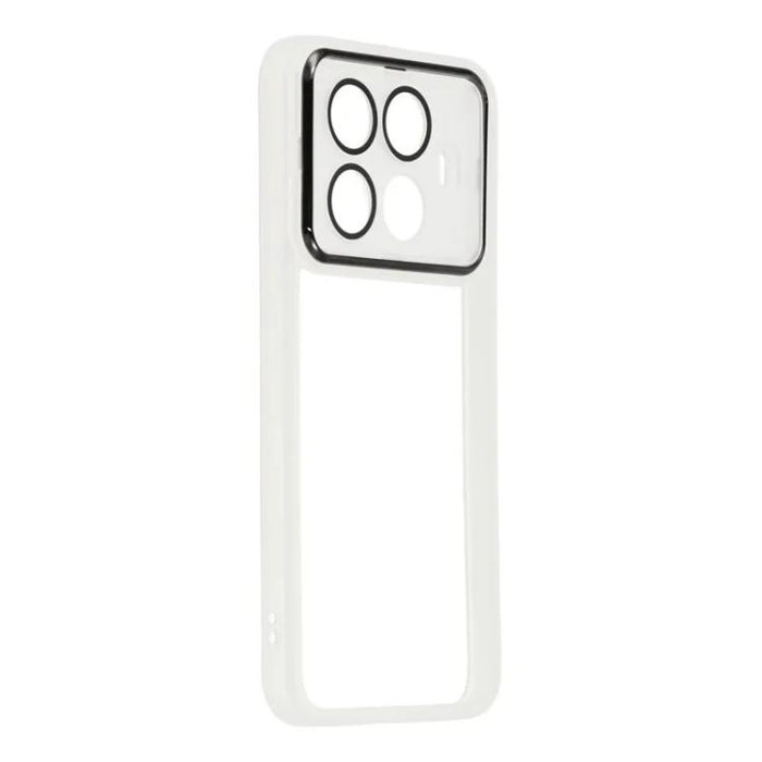 Funda para teléfono WANLONFENG con marco galvanizado y protector de pantalla de TPU translúcido., For Xiaomi 15T Pro 5G, For Xiaomi 15T 5G